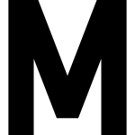 M SVG Icon